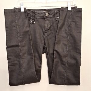 Burberry brit black coated jeans